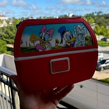 NWT Disney Parks Loungefly Mickey Mouse & Friends Skyliner Bag Purse picture