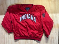 Vintage Crable sportswear Men’s Red IU Indiana University Pullover Large XXL picture