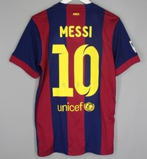 FC BARCELONA SPAIN 2014/2015 HOME FOOTBALL SOCCER SHIRT JERSEY NIKE #10 MESSI S picture