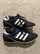 adidas Kaiser 5 Liga FG 033201 Made in Germany Men’s US 9 Black White Excellent picture