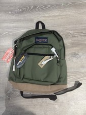 JanSport Right Pack Backpack Premium Cordura Fabric Suede Bottom Cargo Green NWT picture