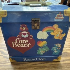 Vtg 1984 Care Bears Record Tote Vinyl 7