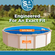 SmartLine 24' x 52” Round Unibead 25 Gauge Swimming Pool Liner - Choose Pattern picture