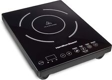 Induction Cooktop Single Burner 1800W 10 Temperature Setting 450F 110V Black NEW picture