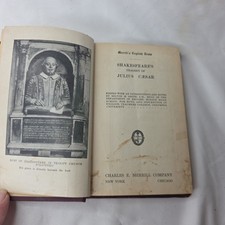 1924 William Shakespeare Julius Caesar Macmillan NY London Hardcover Pocketbook picture