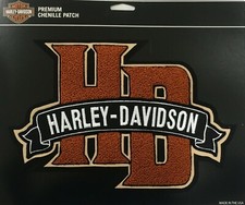 Harley Davidson H.D. Premium Chenille Patch Emblem Motorcycle Biker Vest HD11009 picture