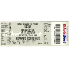 PUSCIFER Concert Ticket Stub PORTLAND OR 11/28/15 KELLER MONEY SHOT TOUR Rare picture
