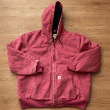 Vintage Carhartt Hooded Jacket Detroit J140 Size 2XL XXL PERFECT FADE picture