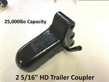 25,000 lb, Buyers Heavy Duty Adjustable Channel Trailer Coupler 3 bolt 25K New picture
