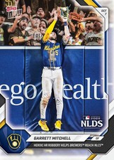 Garrett Mitchell HR Robbery To Reach NLCS MLB Topps NOW #773 PRESALE picture