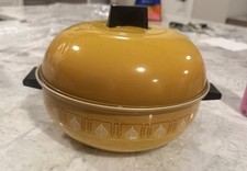 Vintage Aluminum 3 Piece West Bend Bun Warmer Steamer Strainer Serving Oven picture