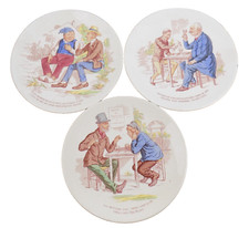 3 Antique Sarreguemines French 8.5