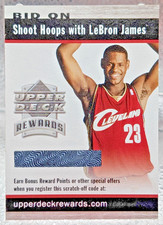 2004-05 Upper Deck - Rewards Points Decoys LeBron James Scratch Off picture