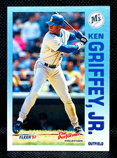KEN GRIFFEY JR. 1992 Fleer 7 Eleven The Performer Collection #4 SEATTLE MARINERS picture