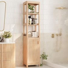 68'' Tall Narrow Storage Cabinet with Adjustable Shelf and Door picture