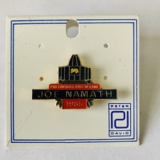 New York Jets Joe Namath Vintage 1985 Hall of Fame Commemorative LE Pin LotGBP picture