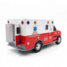 Vintage 1992 Funrise Rescue Ambulance Toy Lights & Sound Working Very Good picture