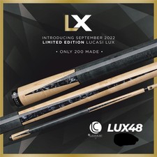 LUCASI LUX 48 CUSTOM CUE UNILOC 12.75MM LTD ONLY 200 MADE NEW  picture