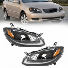 Fits Toyota Corolla 03-08 Performance Projector LED Headlight Set With LED DRL picture