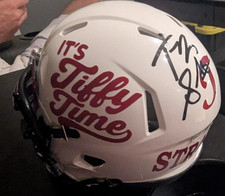 WWE TIFFANY STRATTON SIGNED IT'S TIFFY TIME WWE MINI HELMET WITH JSA COA picture