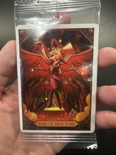 NYCC 2026 PSA HAZBIN HOTEL LUCIFER KING OF NEW YORK PROMO CARD IN HAND picture