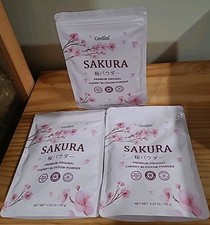 3X Grelim Sakura Premium Original Cherry Blossom Powder 4.23 oz Each Exp 12/27 picture