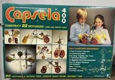 Vintage 1978 Capsela 400 Motorized Land And Water Models + Manual + Box picture