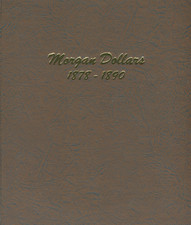Dansco Album #7178 Morgan Silver Dollars Part 1 1878-1890 Complete POS CC Holder picture