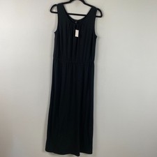 Talbots Maxi Dress Size Medium Petite Sleeveless Elastic Waist Stretch picture
