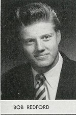 ROBERT REDFORD DON DRYSDALE High School Yearbook SENIOR picture