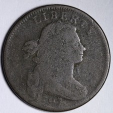 1797 Draped Bust Large Cent VG E120 JASCMR picture