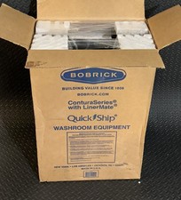 Bobrick B-277 Contura Surface Mounted Waste Trash Receptacle SS 12.75-gal Satin picture