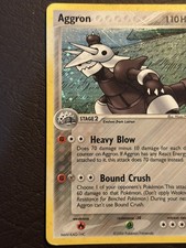 Pokemon TCG Aggron 2/92 EX Legend Maker Holo Rare 2006 picture