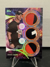 John Cena 2026 Topps Universe WWE Superstar Triple Relic 1/25 FIRST ON PRINT🔥🔥 picture