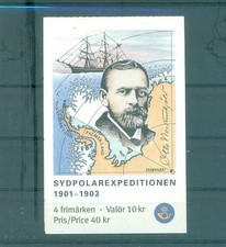 Sweden - Sc# 2430. 2002 Nordenskjold Antarctic Expedition. Cplt MNH Booklet. $12 picture