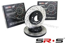SRS Performance Front Brake Rotors FOR 99-03 04-08 ACURA TL NEW DRILL picture