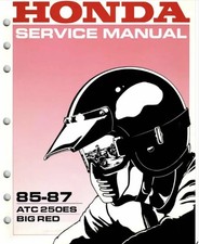 1985-1987 Honda ATC250ES Big Red ATC250 ES Service Shop Repair Manual picture