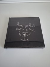 THE NAPKIN ART OF TIM BURTON - Things You Think About In A Bar   NEW / SEALED  picture