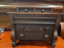Antique 19thC Miniature American Empire Chest Dresser Salesman Sample Folk Art picture