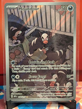 Pokemon Houndour 204/197 Obsidian Flames Illustration Rare MINTY English 🔥🔥 picture