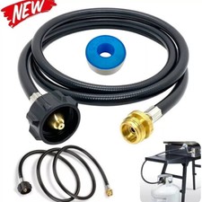 6FT Propane Adapter Hose LP Tank 1lb to 20lb Converter For QCC1 Type1 Gas Grill picture
