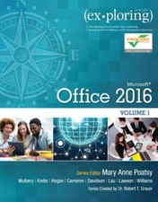 Exploring Microsoft Office 2016 Volume 1 (Exploring for Office - VERY GOOD picture