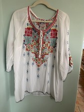 johnny was large embroidered Blouse picture