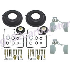 FOR Honda VT1100 VT 1100 Carburetor Repair Kit Diaphragm Float Air Cut-off -US picture