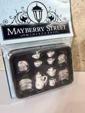 15PC 1:12 Scale Dollhouse Miniatures Cherry Ceramics Tea Set Kitchen Accessoris picture