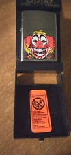Vintage 2002 Evil Killer Clown Zippo Lighter Adams Apple 🤡 Terrifier Pennywise picture
