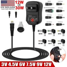 12W / 30W Muti Universal AC To DC 3V~12V Adjustable Power Adapter Supply Charger picture