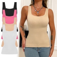 Women Compression Tank Top Tummy Control Shapewear Cami Camisole Shaper Vest picture