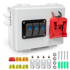 Power Distribution Box with Battery Adapter Fit for Mil.Waukee 18V Battery picture