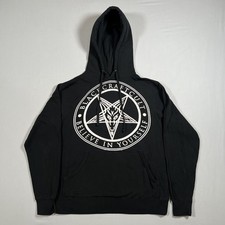 Blackcraft Cult Believe In Yourself Baphomet Pentagram Hoodie Womens XS Sweater picture